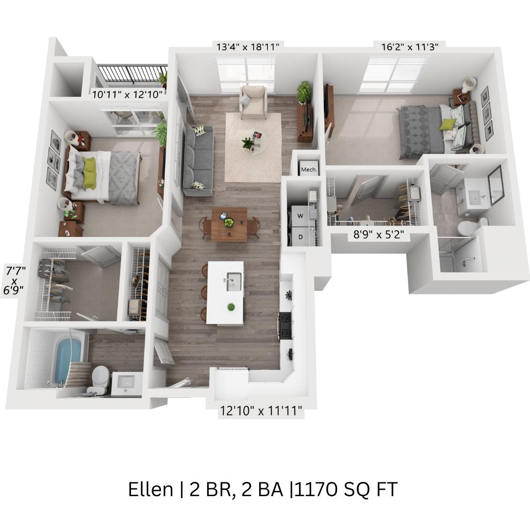 2 Bedroom - ellen